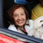 María Teresa Campos y su perrita, Lula
