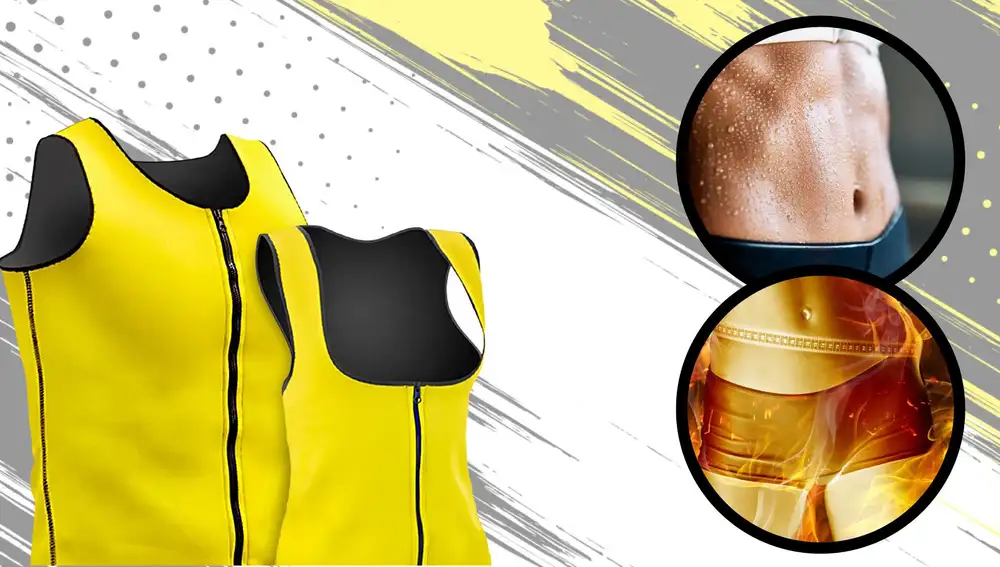 Chaleco de sudoración para adelgazar o chaleco sauna para adelgazar sin esfuerzo