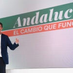 El candidato de Ciudadanos (Cs) a la Presidencia de la Junta de Andalucía y vicepresidente del gobierno andaluz, Juan Marín. EFE/ Víctor Lerena