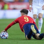 Gavi, en el partido ante la República Checa