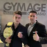 Rubén Ramos y su mánager y entrenador, Antonio Ricobaldi