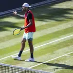 Nick Kyrgios, en el torneo de Halle, se ha vuelto a acordar de Nadal
