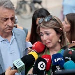 En la imagen, Marisol Burón, madre de Marta Calvo, a su llegada a la Ciudad de la Justicia de Valencia.
