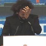 Las lágrimas de Marcelo en su despedida del Real Madrid
