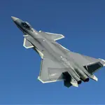 Una caza chino J-20 de quinta generación