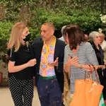 Elio Valderrama, en el funeral de Jesús Mariñas