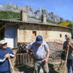 Varios emigrantes de la provincia de León