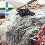 Artes de pesca en un puerto
