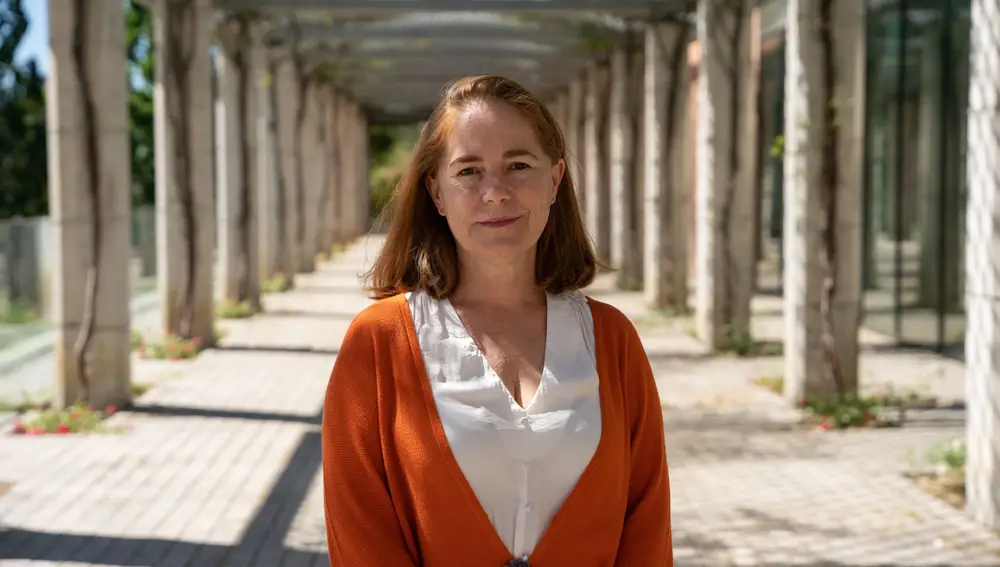 Inés Ruiz de la Cuesta, voluntaria de Banco Santander.