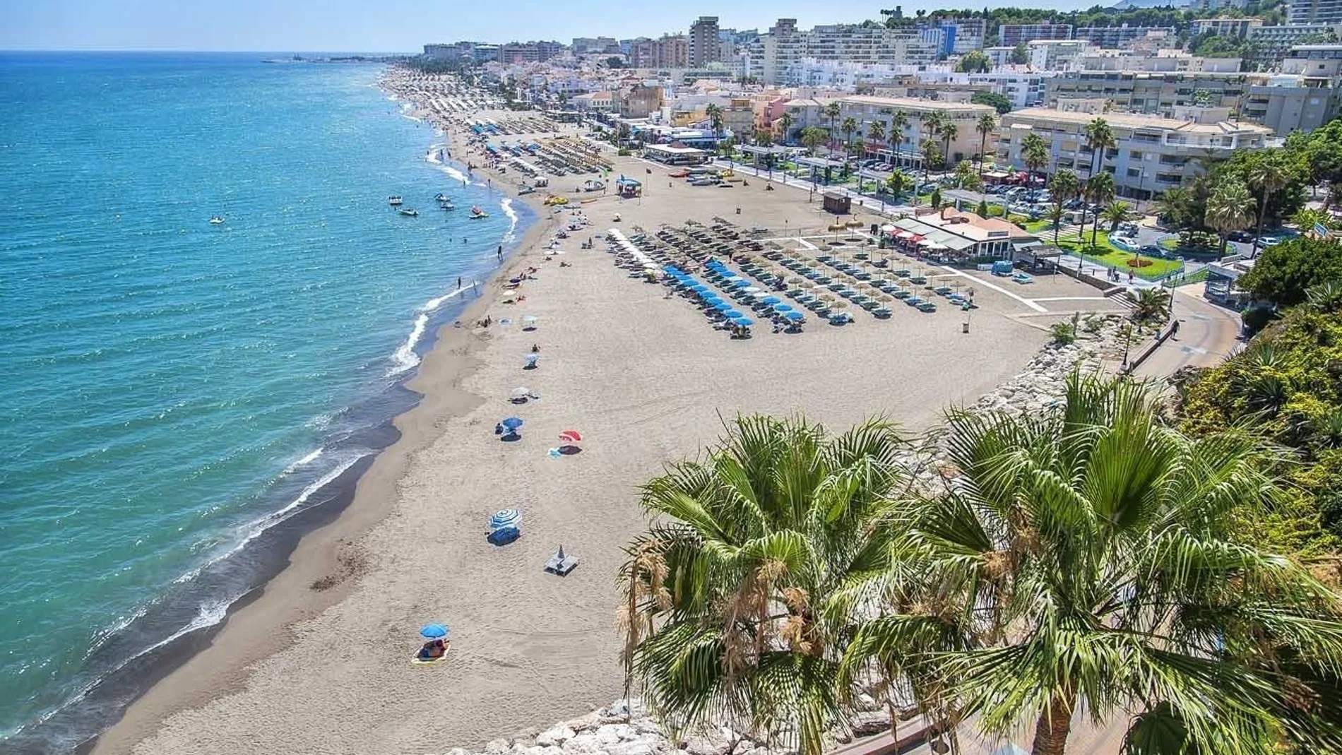 Una de las playas de la provincia de Málaga