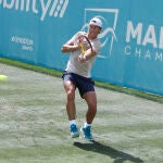 Rafael Nadal durante un entrenamiento en el Mallorca Country Club, en hierba