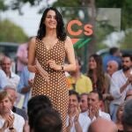 La presidenta de Cs, Inés Arrimadas durante la campaña electoral en Andalucía