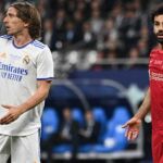 Modric y Salah en la final de Champions