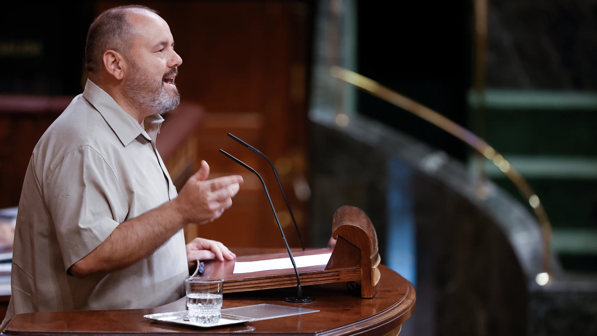 El diputado de En Comú Podem Joan Mena Arca.