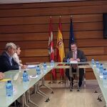 El consejero Gerardo Dueñas se reúne con representantes de la Asociación Nacional de Grandes Empresas de Distribución, la Asociación Española de Empresas de la Distribución y la Asociación de Empresarios de Supermercados de Castilla y León