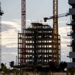 Viviendas en construcción en el barrio del Cañaveral, en Madrid