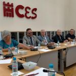 Imagen de la rueda de prensa de presentación de la memoria del CESRM