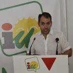 El coordinador general de IU Andalucía, Toni Valero