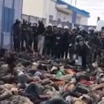 Subsaharianos tendidos en el suelo, varios de ellos moviéndose, en un video de la AMDH de Nador