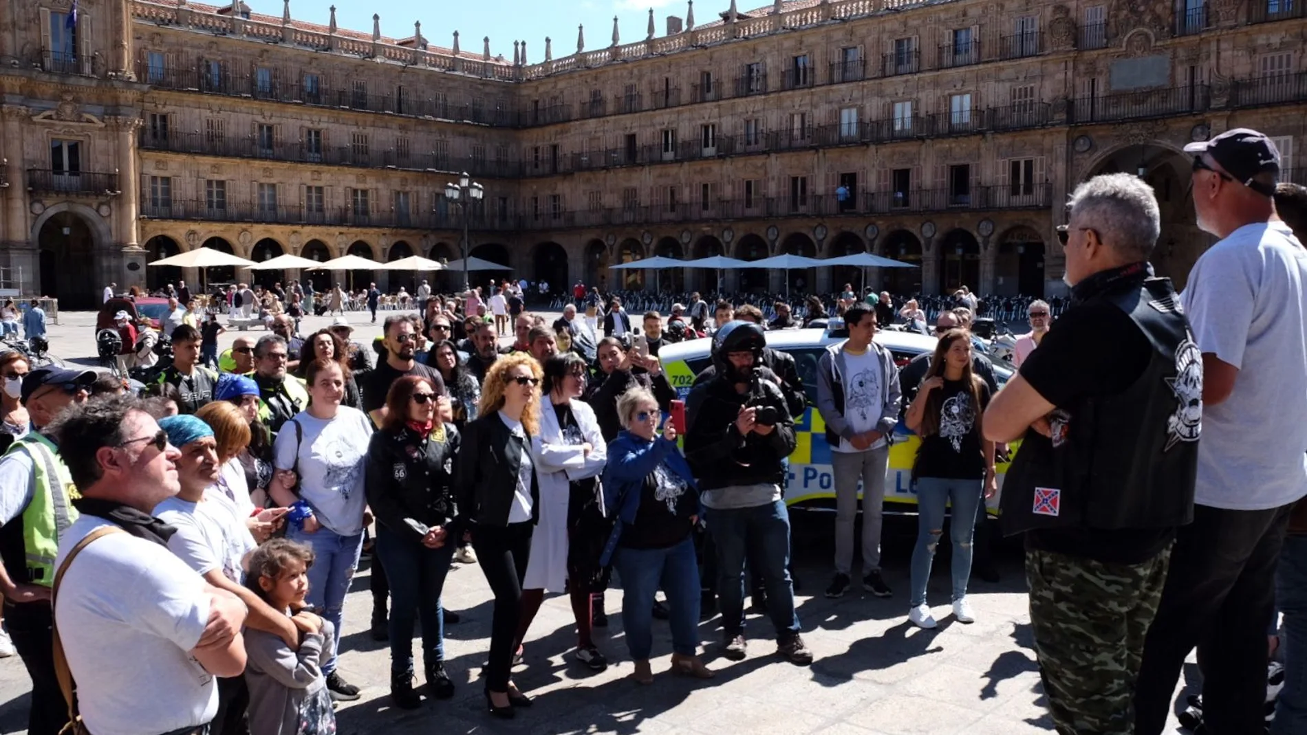 La Asociación Salmantina contra el Bullying y Ciberbullying, ASCBYC, celebra la IV Concentración Ruedas contra el Bullying para concienciar a la sociedad contra el acoso escolar