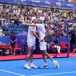 Lebrón y Galán en la final del Master de Valladolid.