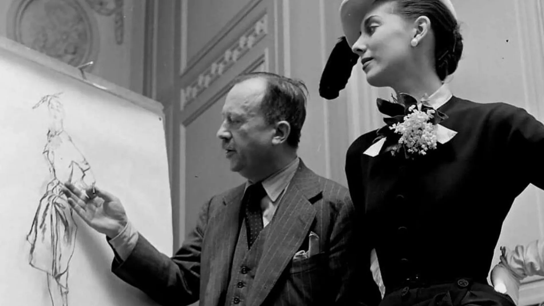 El diseñador Pierre Balmain