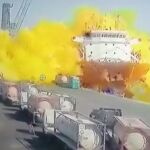 Escape de cloro en un puerto de Jordania