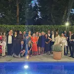 Invitados a la fiesta de Jill Biden en la Embajada de Estados Unidos, en Madrid.