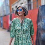 Carmen Gimeno con vestido de Zara.