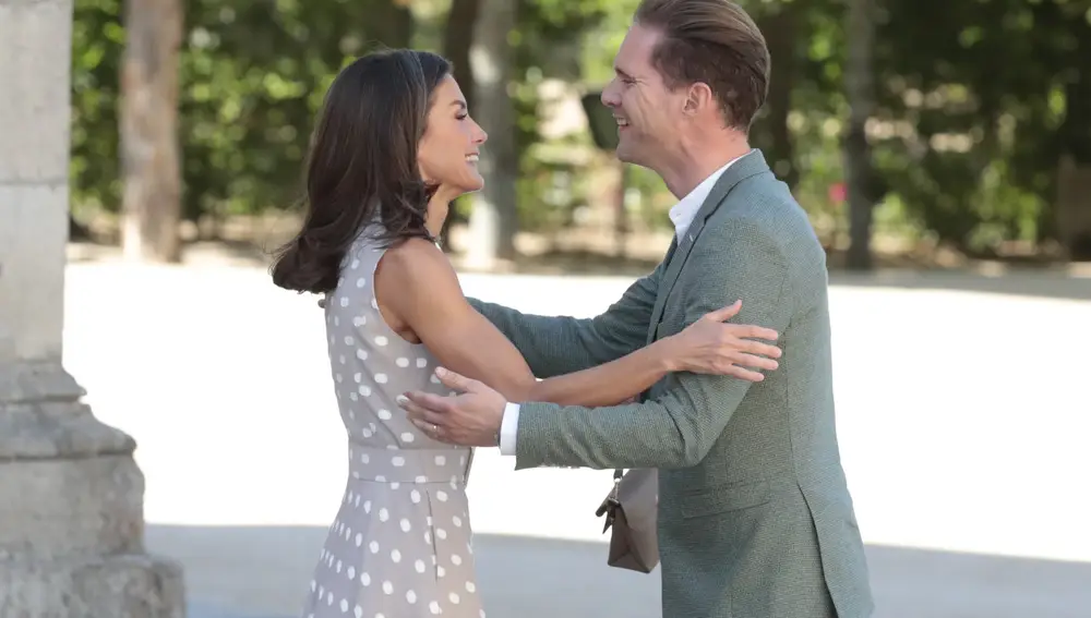 Gauthier Destenay, marido del presidente de Luxemburgo, con la Reina Letizia