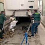 Imagen de archivo de una operación de la Guardia Civil contra el tráfico de hachís en Andalucía