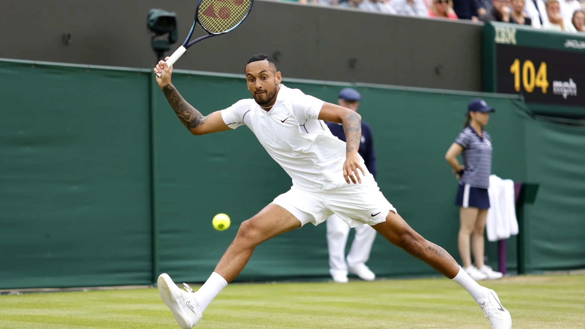 Nick Kyrgios ha jugado un sensacional segundo partido en Wimbledon