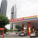 Una estación de servicio de Cepsa en Madrid esta semana
