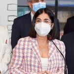 La ministra de Sanidad, Carolina Darias, este viernes en Santander