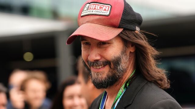 Keanu Reeves en Silverstone