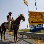 Imagen del poblado del oeste "Western Leone", en Taberna (Almería)
