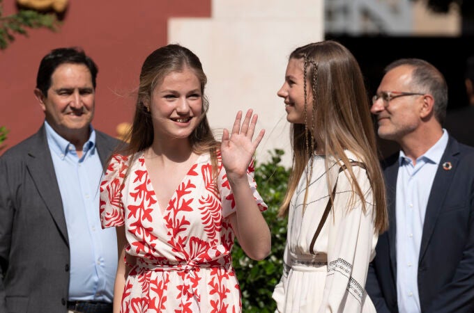 La princesa Leonor llega al Museo Dalí