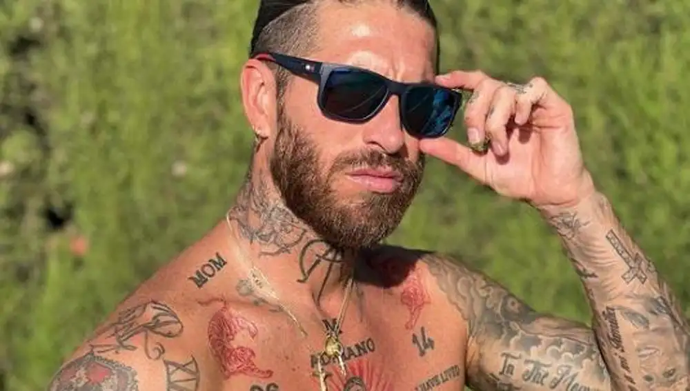 Sergio Ramos sorprende con nuevo tatuaje