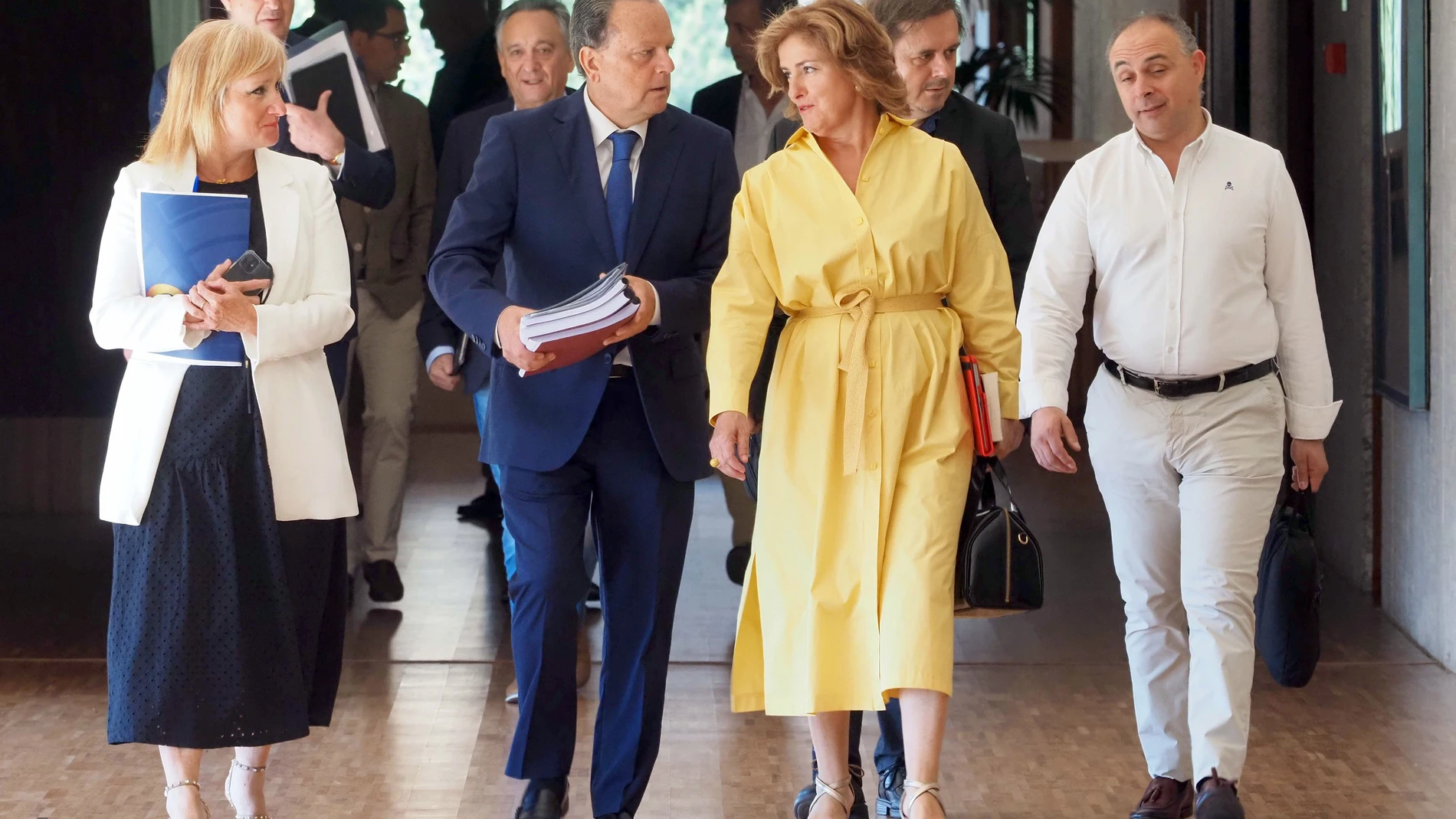 El presidente del Consejo de Cuentas de Castilla y León, Mario Amivilia, comparece ante la Comisión de Economía y Hacienda de las Cortes