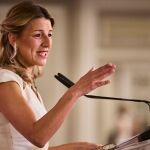 Desayuno informativo de Europa Press con la vicepresidenta segunda y ministra de trabajo, Yolanda Díaz