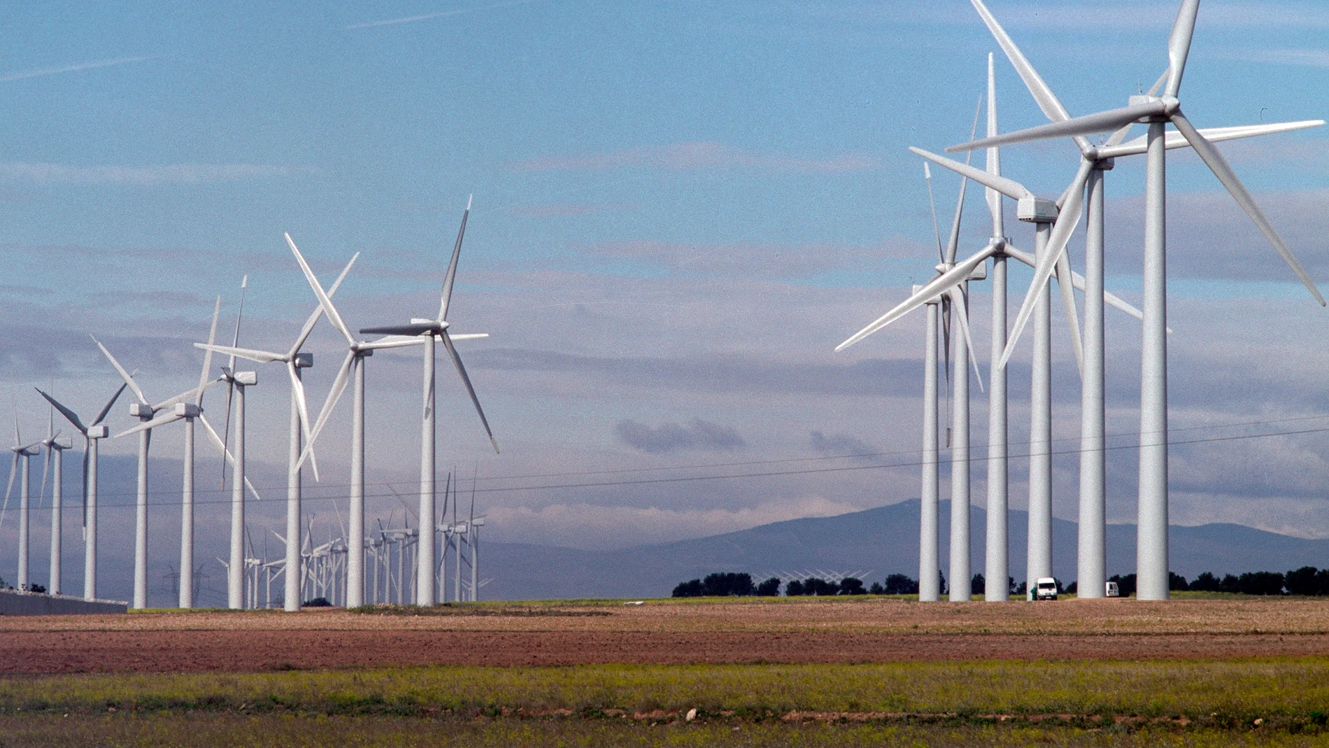 Parque de aerogeneradores del Navarra