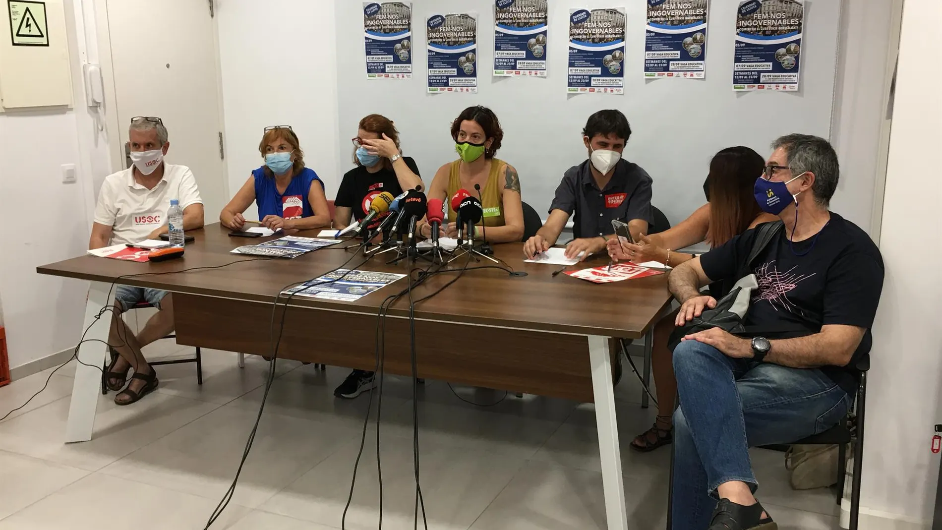 Sindicatos educativos, en rueda de Prensa