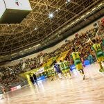 Los jugadores del Jaén Paraíso Interior