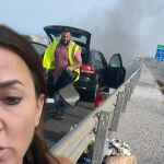 Imagen del vídeo subido a TikTok por la afectada