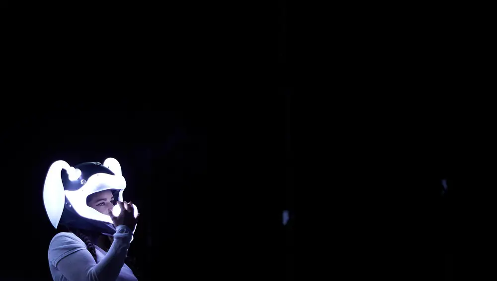 La cantante catalana, Rosalía continuó con su gira 'Motomami Tour', en el Estadio de la Cartuja. Joaquín Corchero / Europa Press