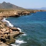 Imagen de una cala en el ámbito del Parque Regional de Calnegre y Cabo Cope