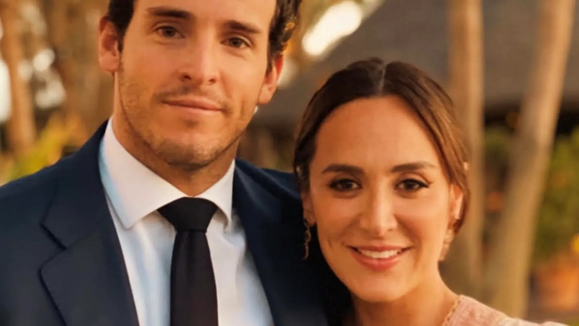 Tamara Falcó e Íñigo Onieva en la boda de su primo.