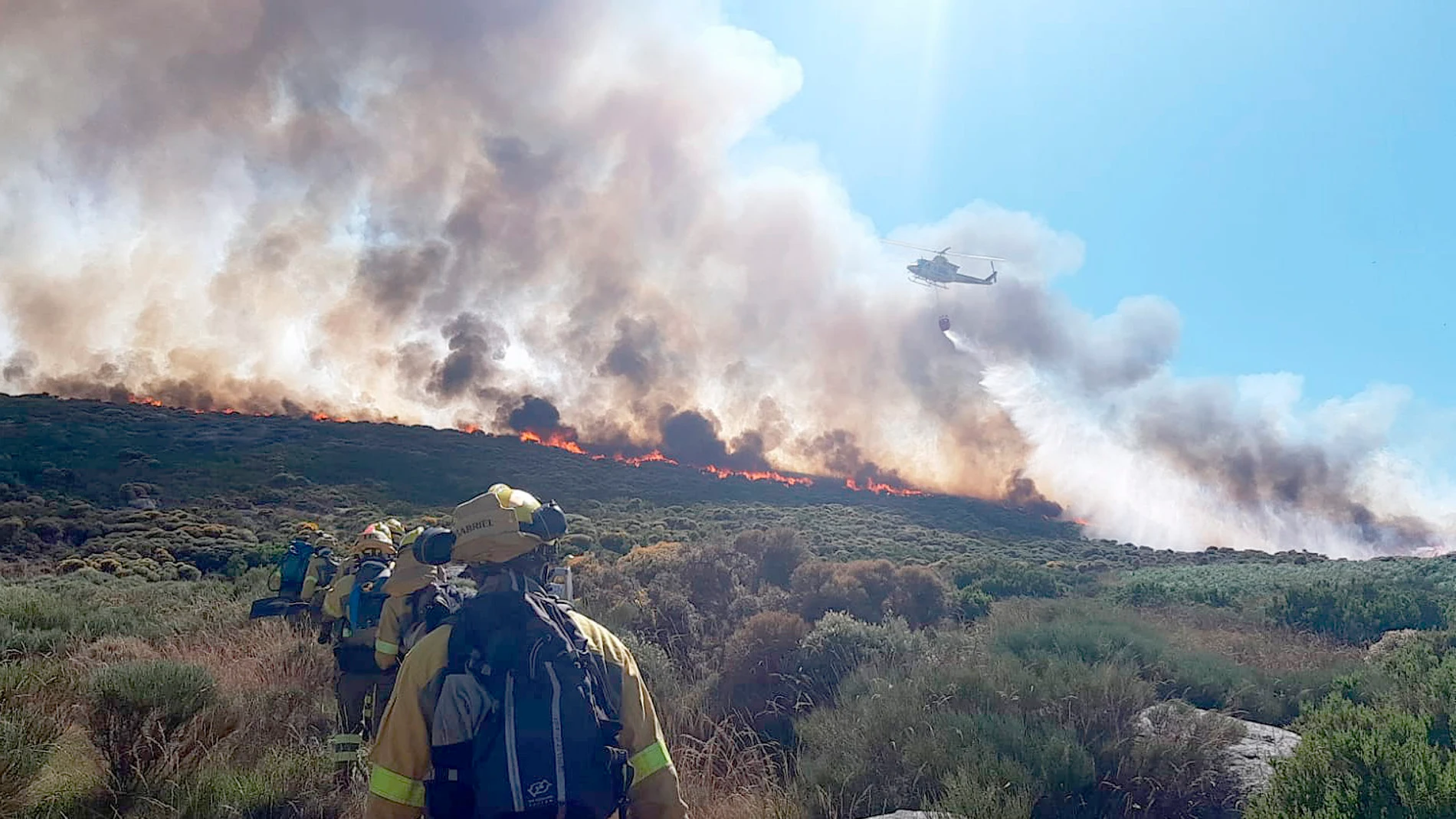 Incendio en San Esteban del Valle (Ávila)
