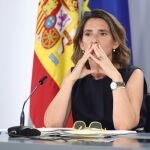 La vicepresidenta tercera y ministra para la Transición Ecológica y el Reto Demográfico, Teresa Ribera