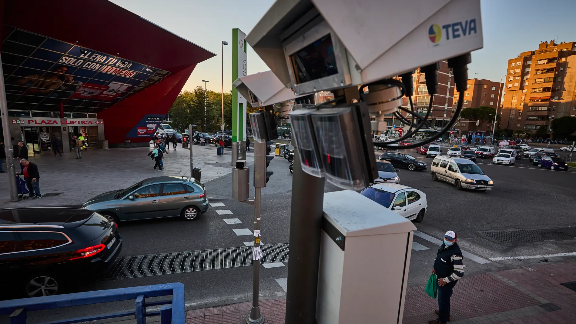 Cámaras de seguridad en Plaza Elíptica